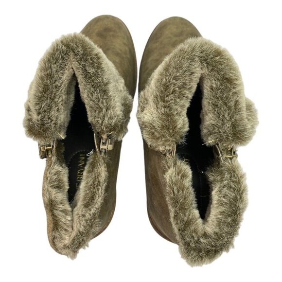 PB3 Lane Bryant Emma Fur Lined Wedge Ankle Bootie Women's 9Wide - Picture 7 of 10